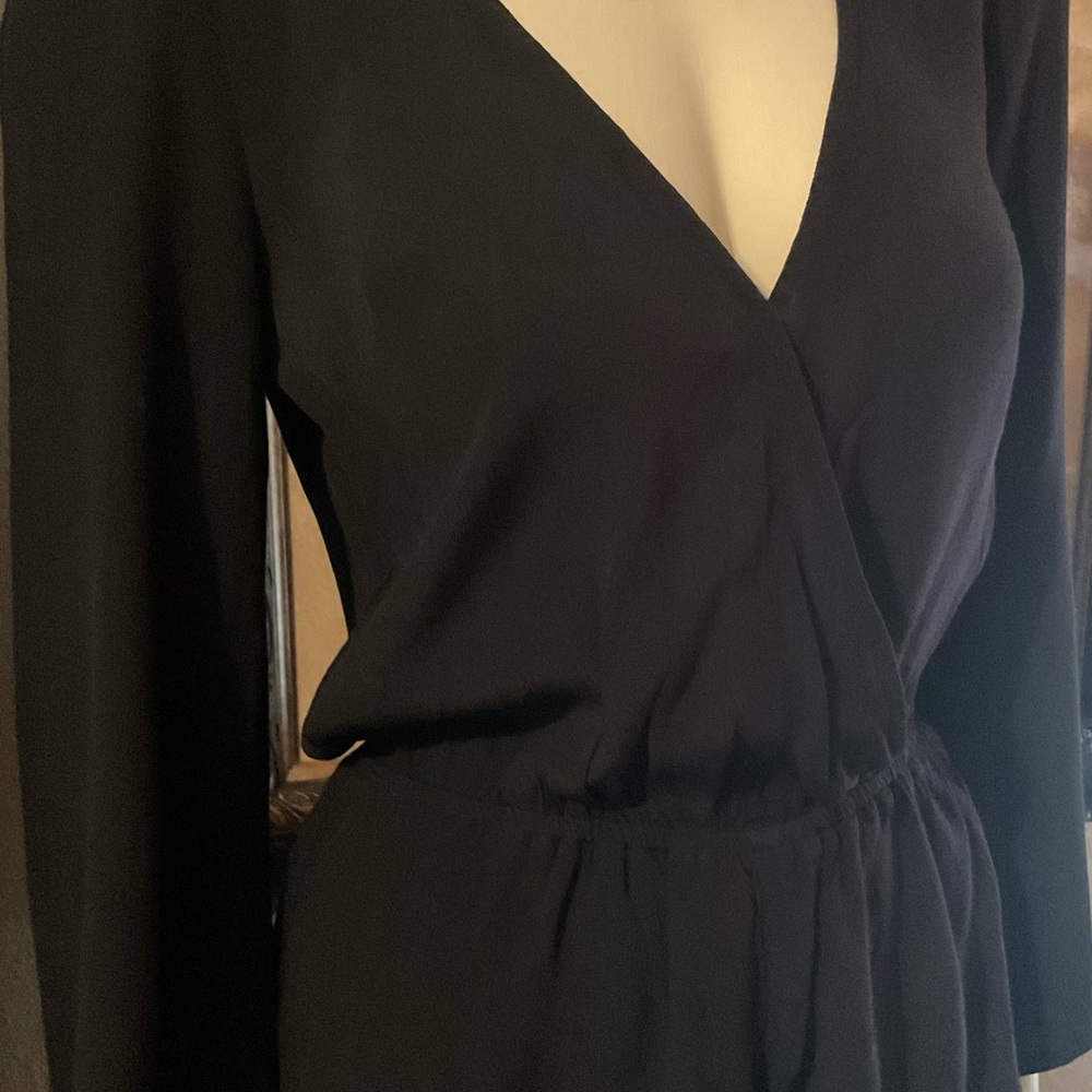 Forever 21 Black Lace Detail Top
